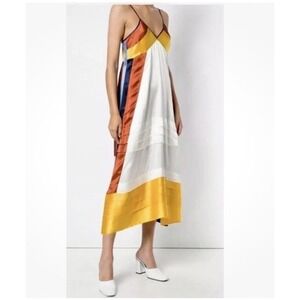 TORY BURCH SASHA LUXURY SILK MAXI DRESS , SIZE 8/RETAIL $798